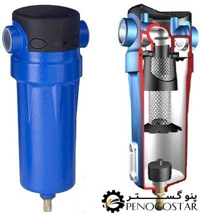 فیلتر تله آبگیر پنوماتیک