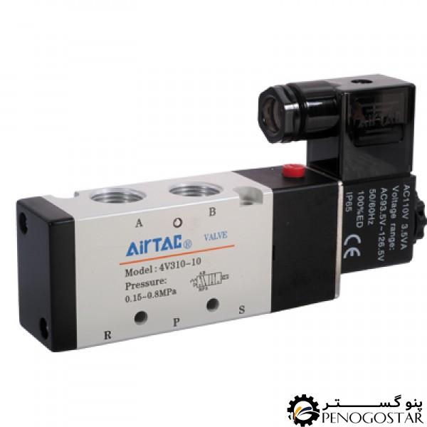 شیر برقی پنوماتیک تک بوبین