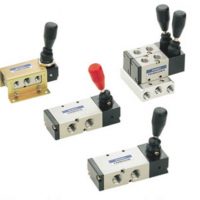 شیر کنترل جهت پنوماتیک شیر دستی 1/4*5/2